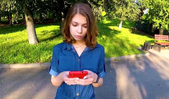 Русская девушка не против пикапа и секса с ней от первого лица